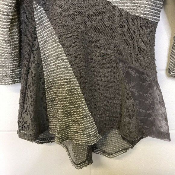 Angel of the North Women’s Tunic Sweater Asymmetrical Hem Round Neck Size Large - Picture 5 of 12